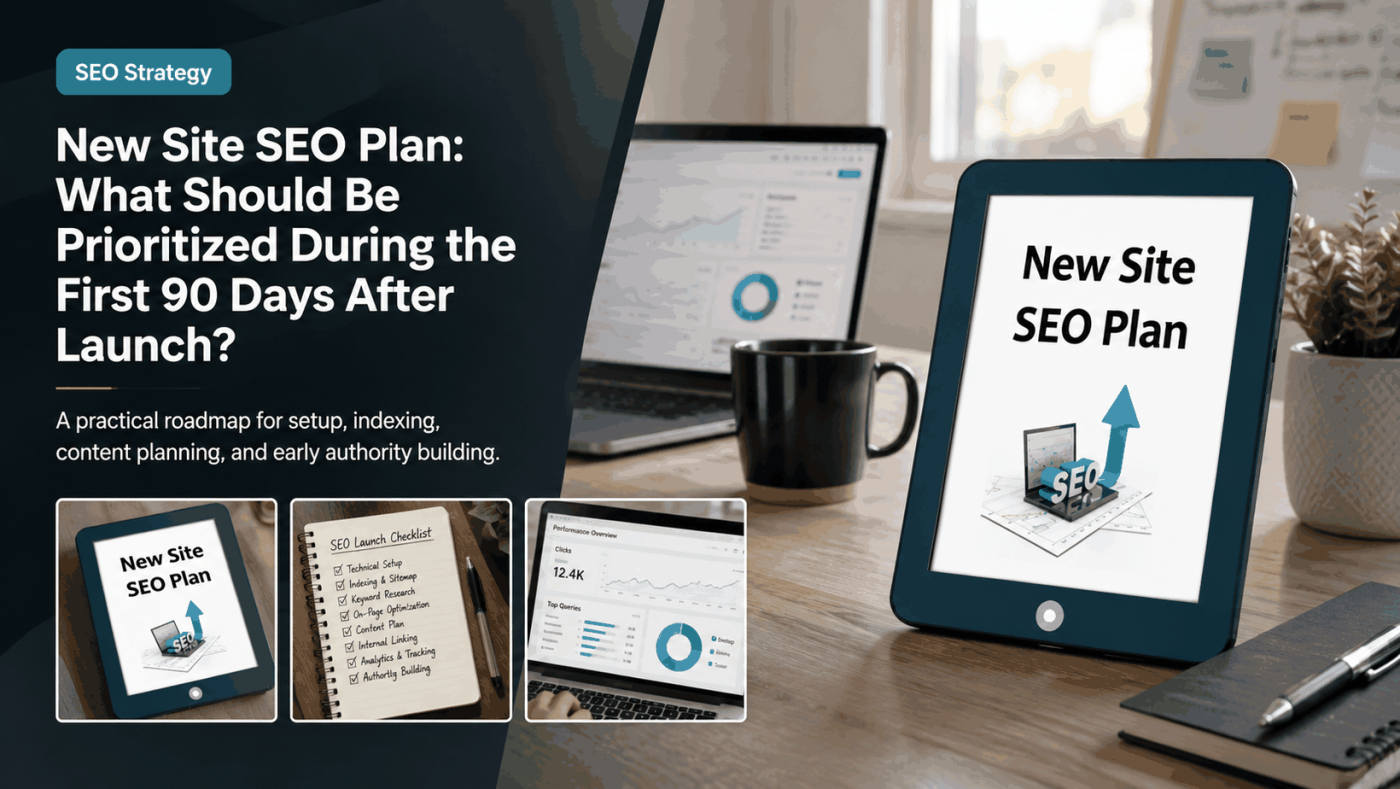 New Site SEO Plan for the first 90 days after a website launch