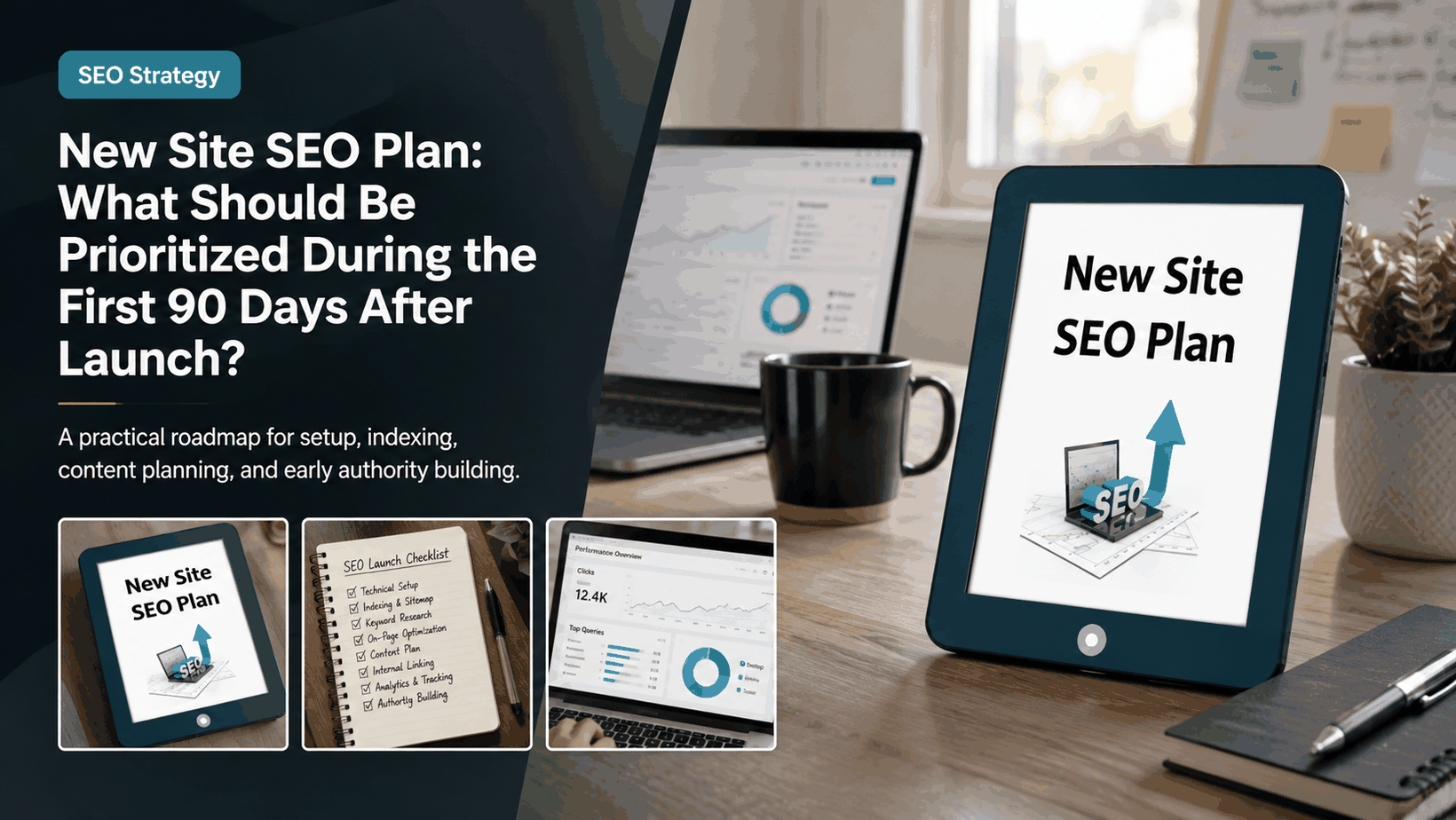 New Site SEO Plan for the first 90 days after a website launch